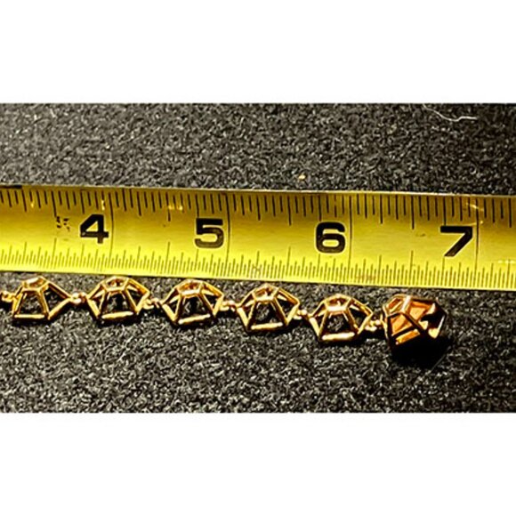 EDDIE BORGO "vintage" gold-plated bracelet - Picture 4 of 5